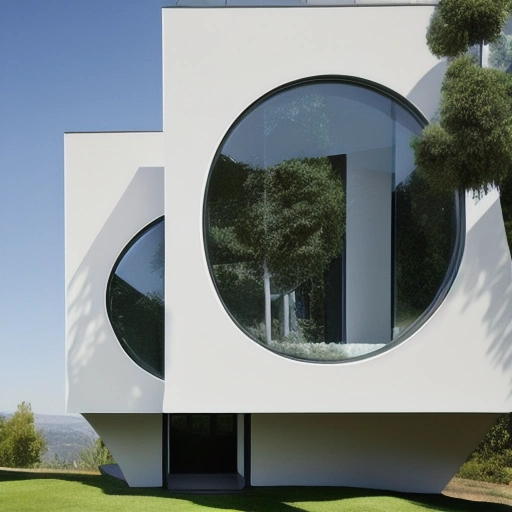 4127082086-house with convex windows, architecture, modern art-now.webp